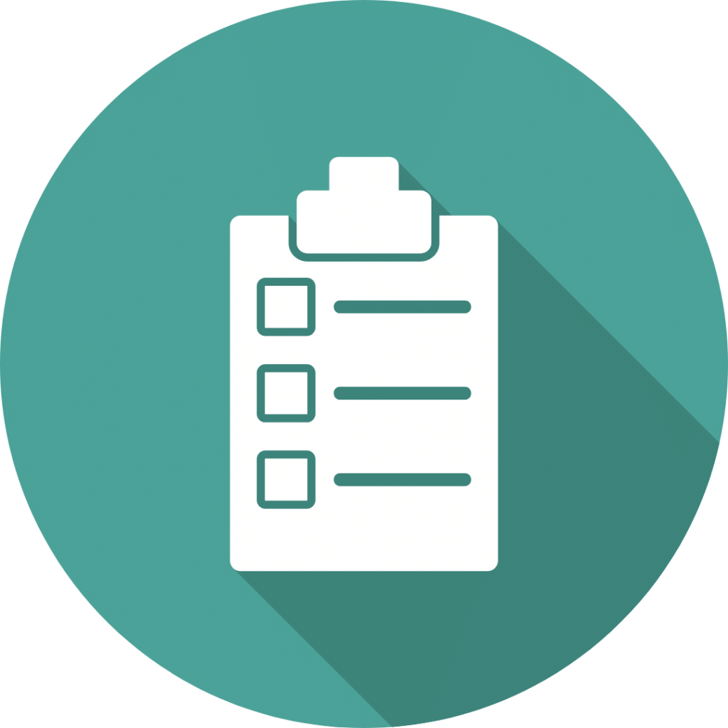 starting a consulting business checklist pdf - checklist with green circle background